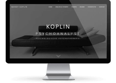 Webdesign München Referenzen Webseite Koplin Psychoanalyse